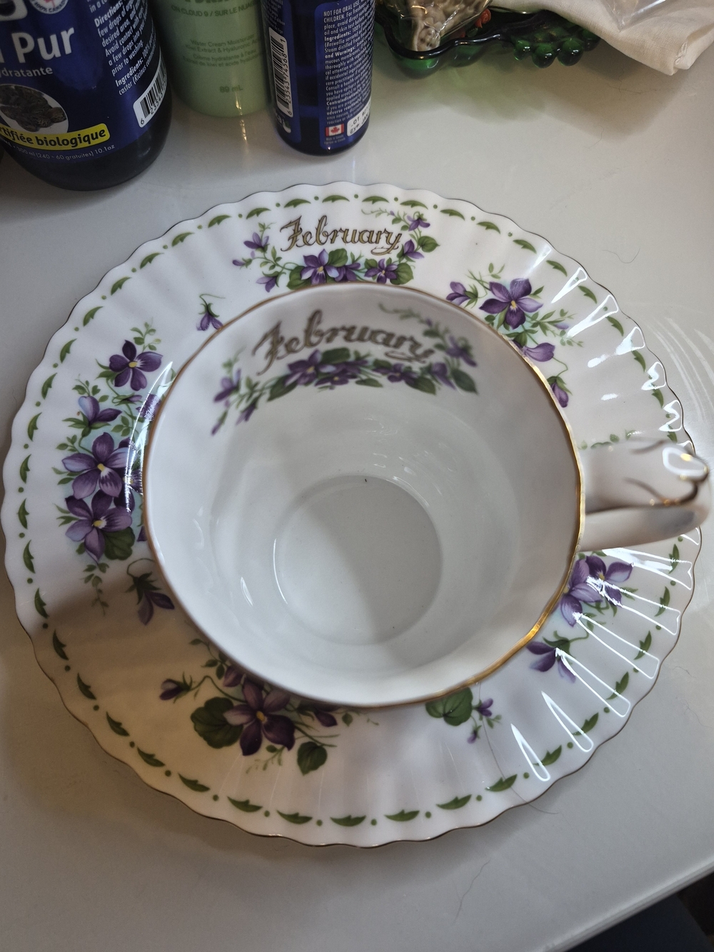 Royal Albert February Violet Set
